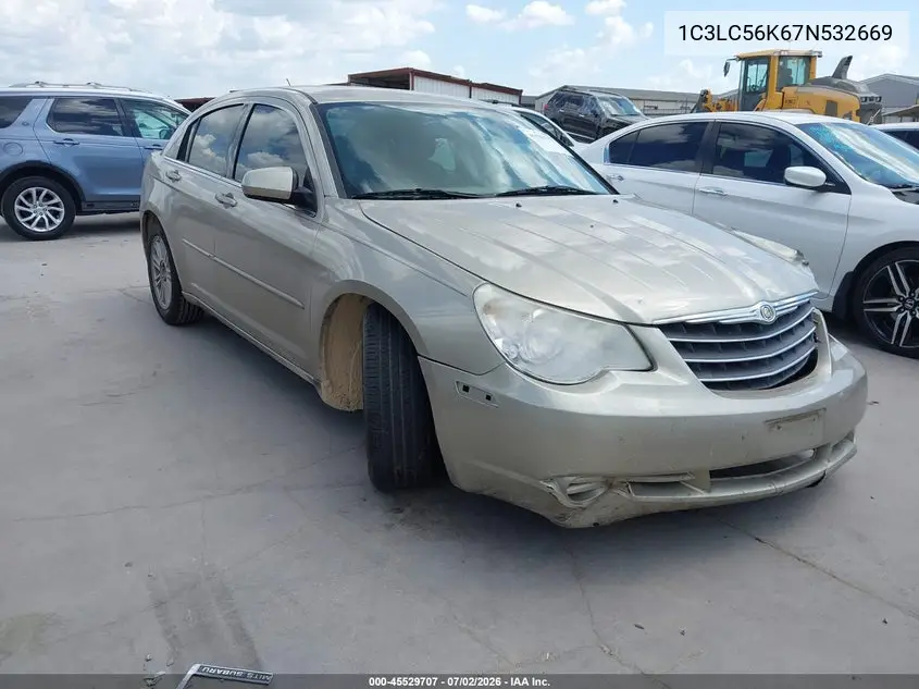 2007 Chrysler Sebring Touring VIN: 1C3LC56K67N532669 Lot: 45529707