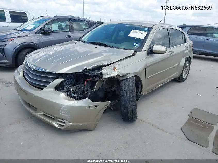 2007 Chrysler Sebring Touring VIN: 1C3LC56K67N532669 Lot: 45529707