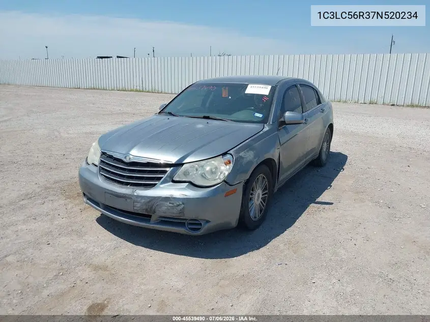 2007 Chrysler Sebring Touring VIN: 1C3LC56R37N520234 Lot: 45539490