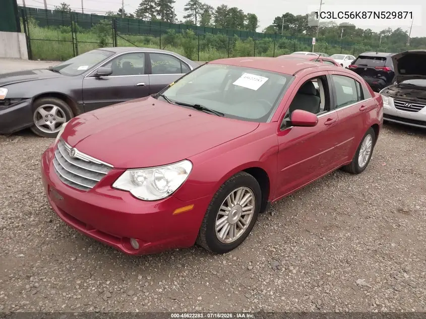 2007 Chrysler Sebring Touring VIN: 1C3LC56K87N529871 Lot: 45622283
