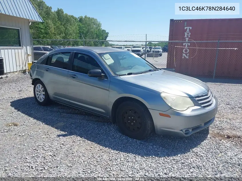 2008 Chrysler Sebring Lx VIN: 1C3LC46K78N284640 Lot: 44917558
