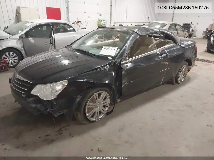 2008 Chrysler Sebring Limited VIN: 1C3LC65M28N150276 Lot: 45053959