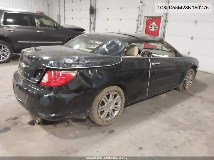 2008 Chrysler Sebring Limited VIN: 1C3LC65M28N150276 Lot: 45053959
