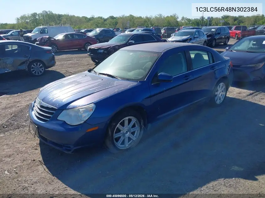 2008 Chrysler Sebring Touring VIN: 1C3LC56R48N302384 Lot: 45096500