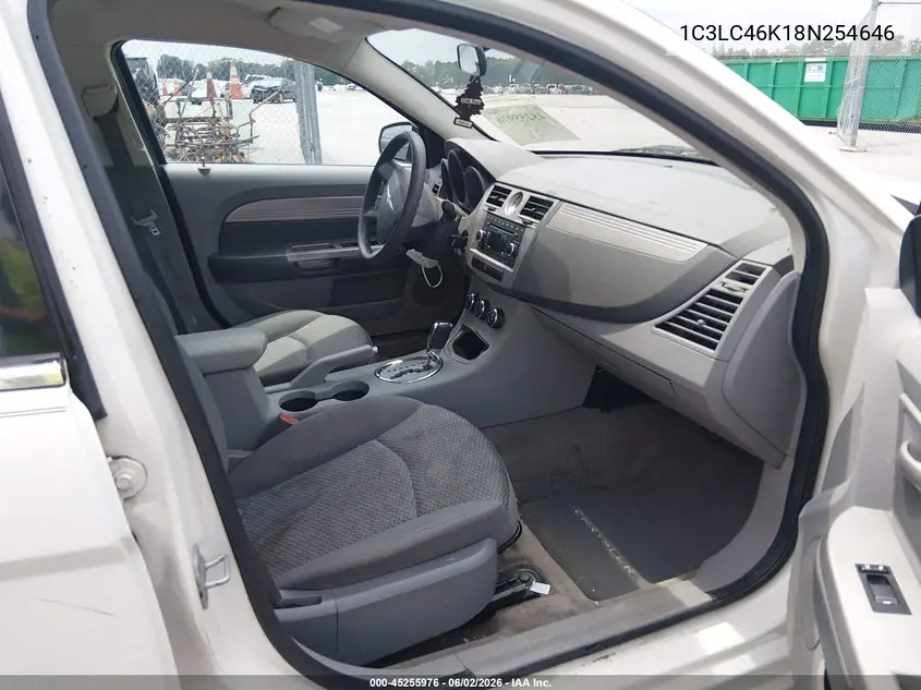 2008 Chrysler Sebring Lx VIN: 1C3LC46K18N254646 Lot: 45255976
