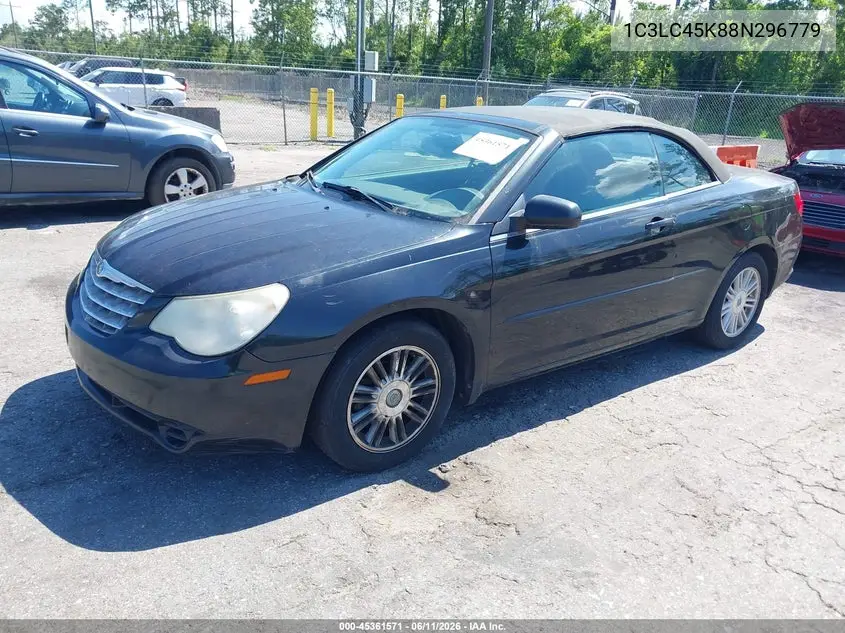 2008 Chrysler Sebring Lx VIN: 1C3LC45K88N296779 Lot: 45361571