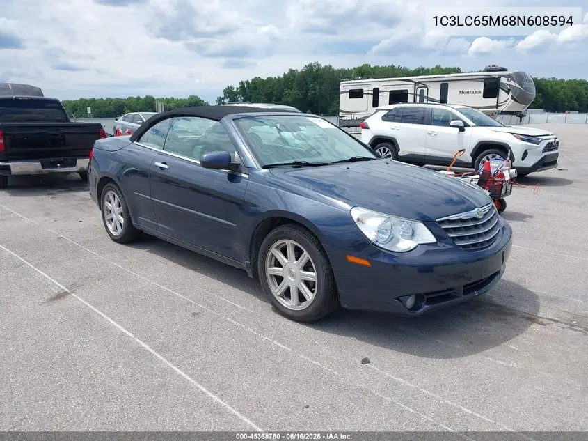 2008 Chrysler Sebring Limited VIN: 1C3LC65M68N608594 Lot: 45368780