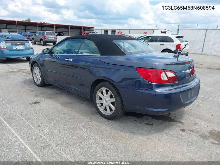 2008 Chrysler Sebring Limited VIN: 1C3LC65M68N608594 Lot: 45368780