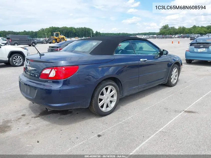 2008 Chrysler Sebring Limited VIN: 1C3LC65M68N608594 Lot: 45368780