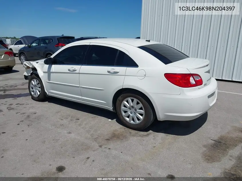 2008 Chrysler Sebring Lx VIN: 1C3LC46K98N204397 Lot: 45370758