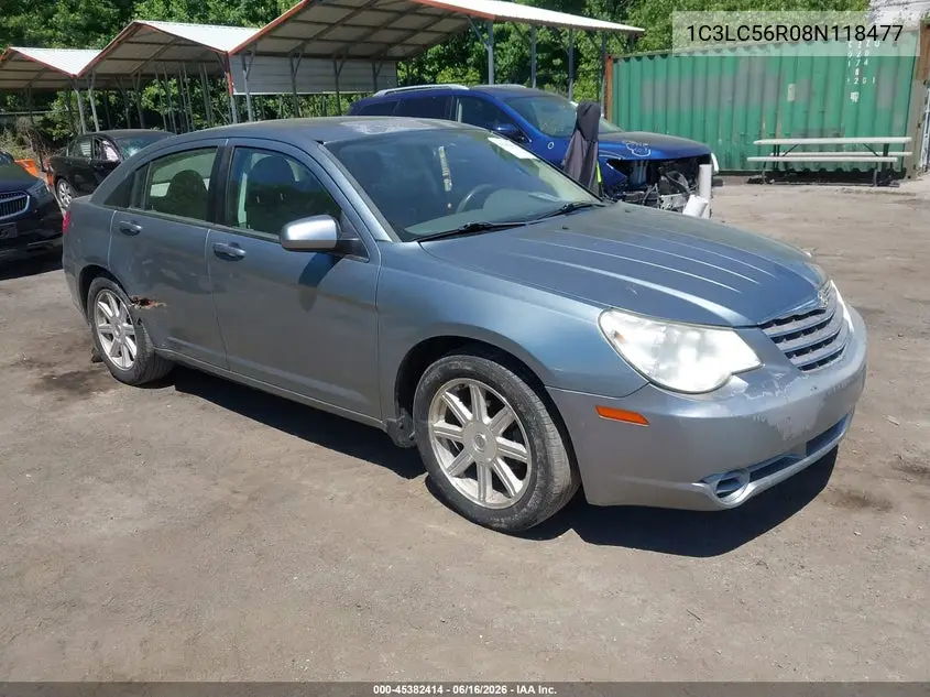2008 Chrysler Sebring Touring VIN: 1C3LC56R08N118477 Lot: 45382414
