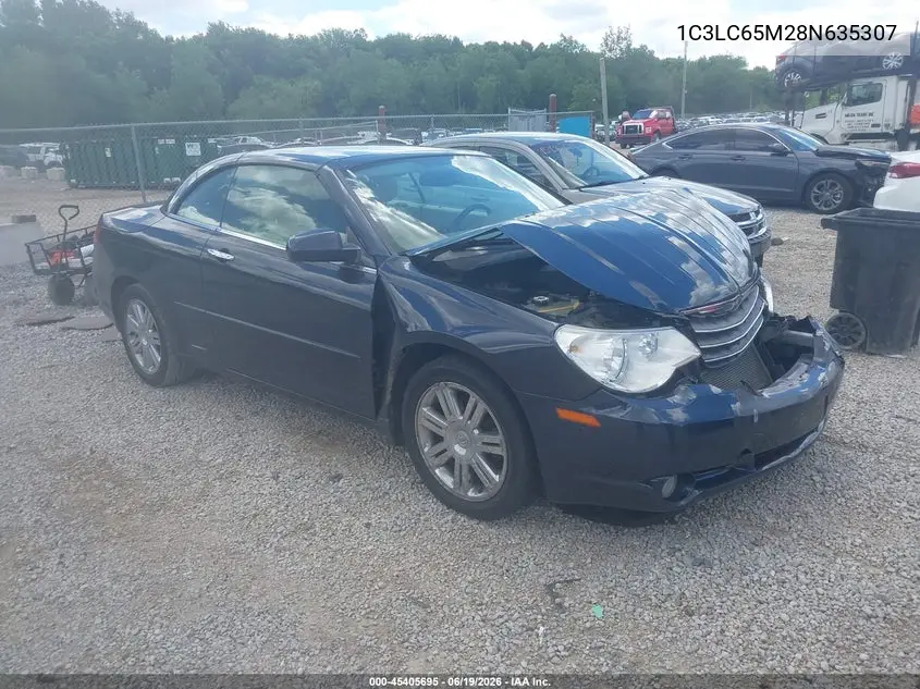 2008 Chrysler Sebring Limited VIN: 1C3LC65M28N635307 Lot: 45405695