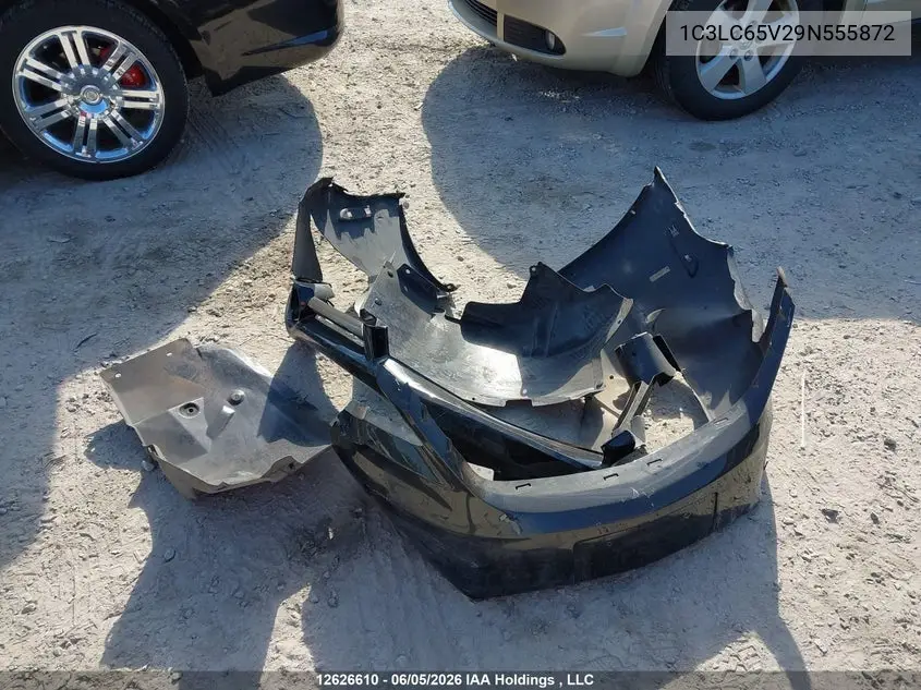 2009 Chrysler Sebring Limited VIN: 1C3LC65V29N555872 Lot: 12626610
