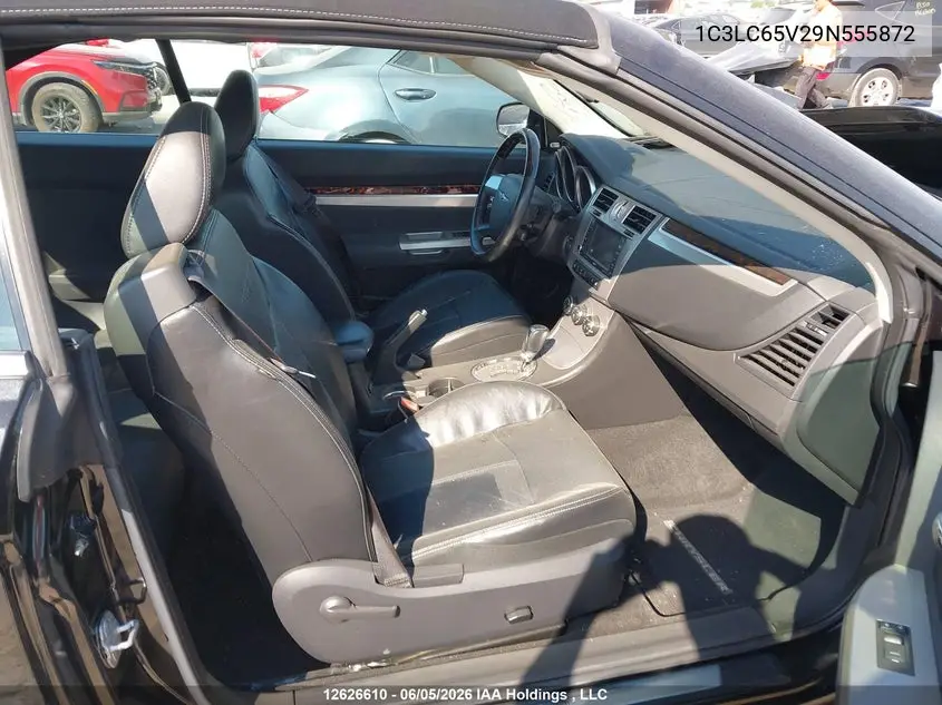2009 Chrysler Sebring Limited VIN: 1C3LC65V29N555872 Lot: 12626610