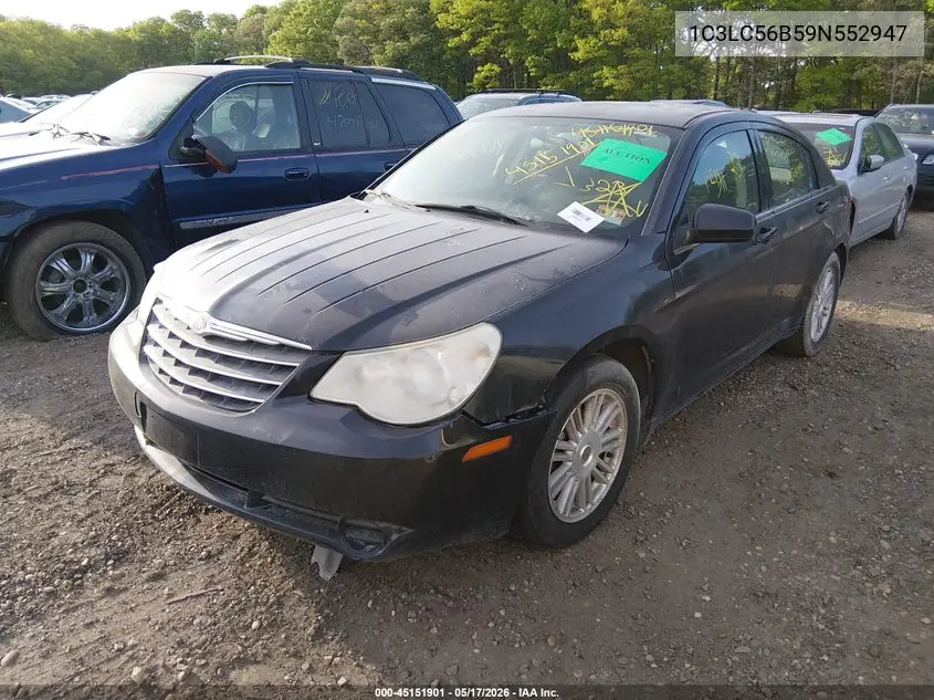 2009 Chrysler Sebring Touring VIN: 1C3LC56B59N552947 Lot: 45151901