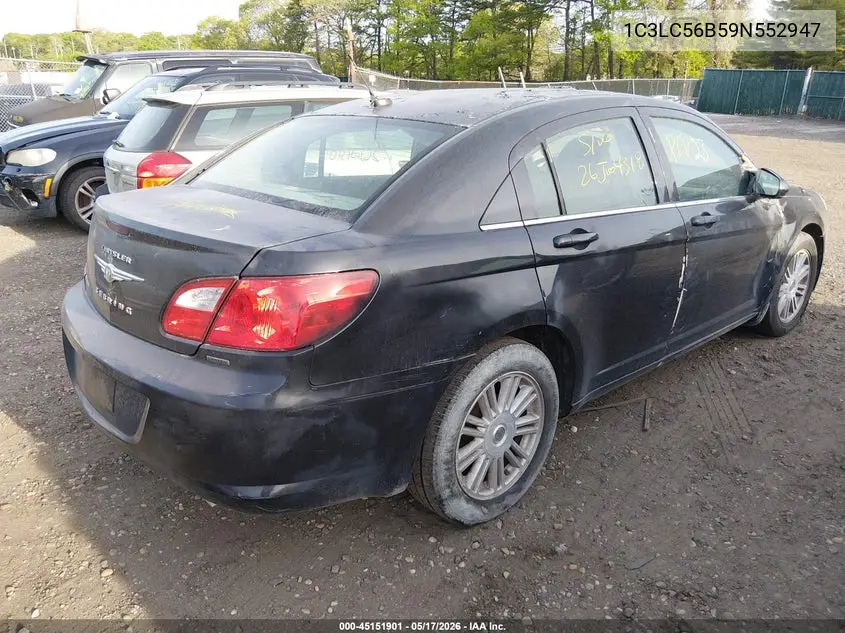 2009 Chrysler Sebring Touring VIN: 1C3LC56B59N552947 Lot: 45151901