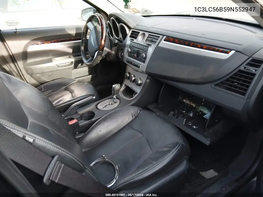 2009 Chrysler Sebring Touring VIN: 1C3LC56B59N552947 Lot: 45151901