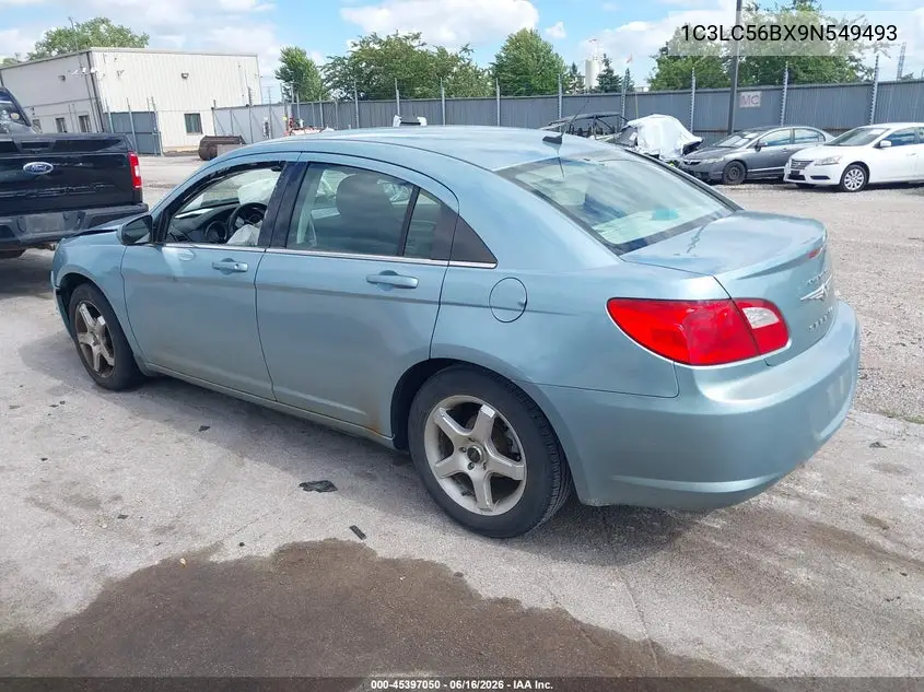 2009 Chrysler Sebring Touring VIN: 1C3LC56BX9N549493 Lot: 45397050