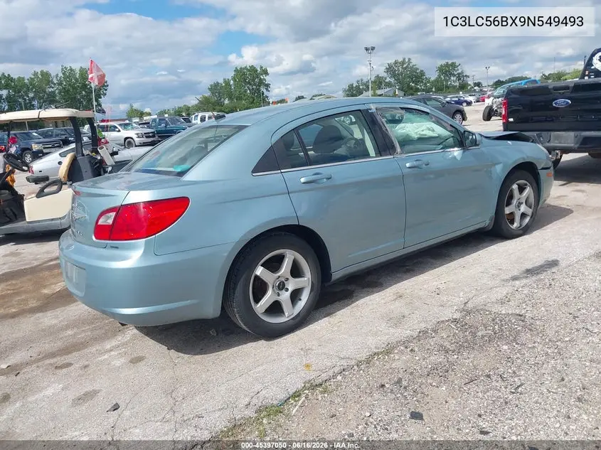 2009 Chrysler Sebring Touring VIN: 1C3LC56BX9N549493 Lot: 45397050