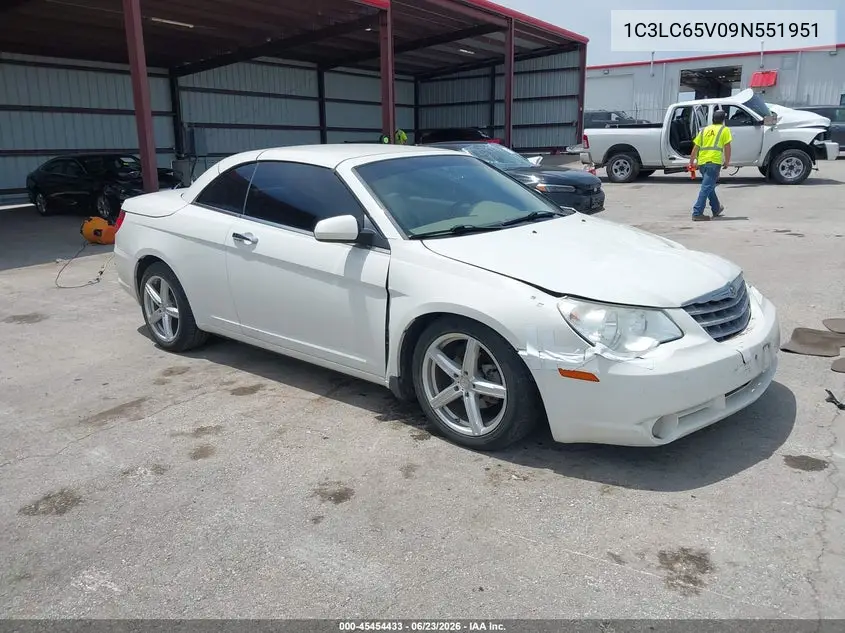 2009 Chrysler Sebring Limited VIN: 1C3LC65V09N551951 Lot: 45454433
