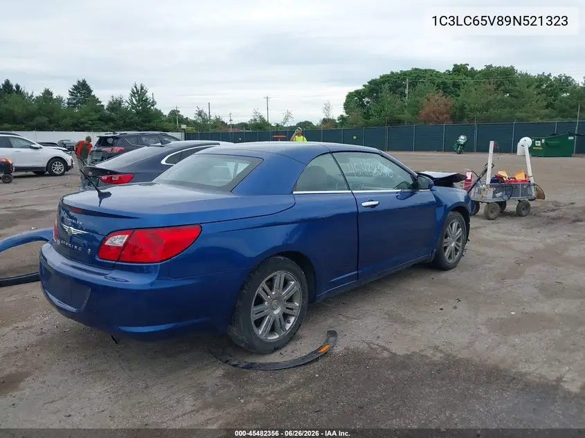 2009 Chrysler Sebring Limited VIN: 1C3LC65V89N521323 Lot: 45482356