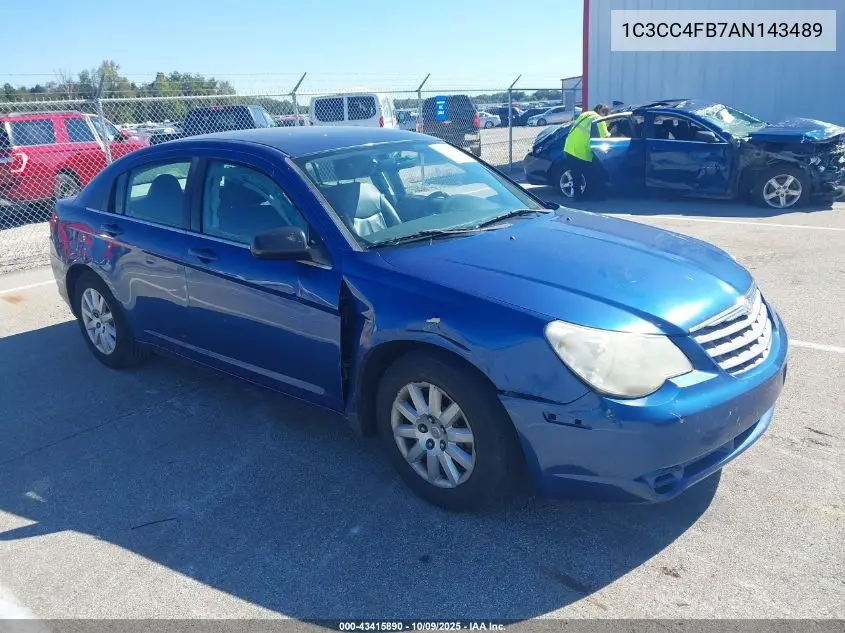1C3CC4FB7AN143489 2010 Chrysler Sebring Touring