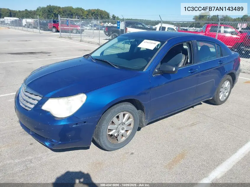 1C3CC4FB7AN143489 2010 Chrysler Sebring Touring