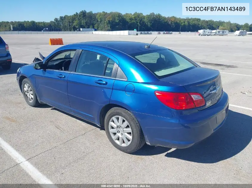 1C3CC4FB7AN143489 2010 Chrysler Sebring Touring