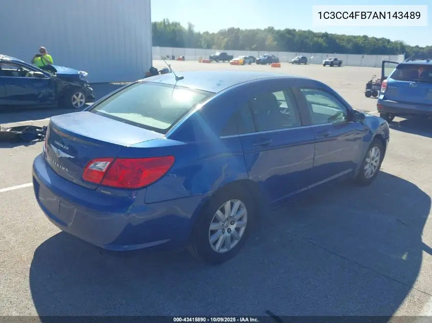 1C3CC4FB7AN143489 2010 Chrysler Sebring Touring