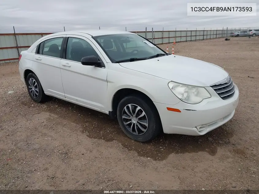2010 Chrysler Sebring Touring VIN: 1C3CC4FB9AN173593 Lot: 44719593