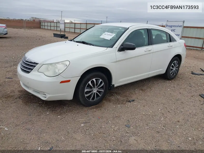 2010 Chrysler Sebring Touring VIN: 1C3CC4FB9AN173593 Lot: 44719593
