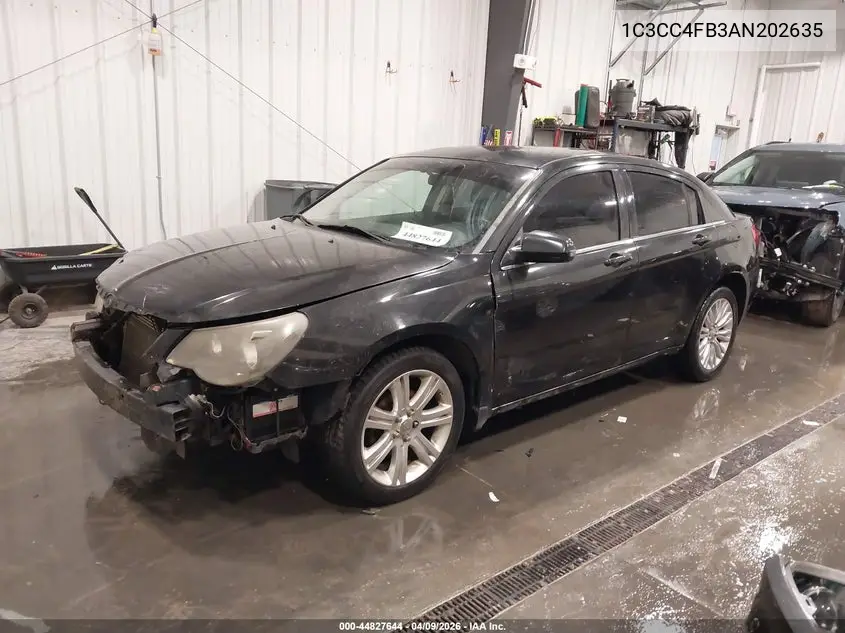 2010 Chrysler Sebring Touring VIN: 1C3CC4FB3AN202635 Lot: 44827644