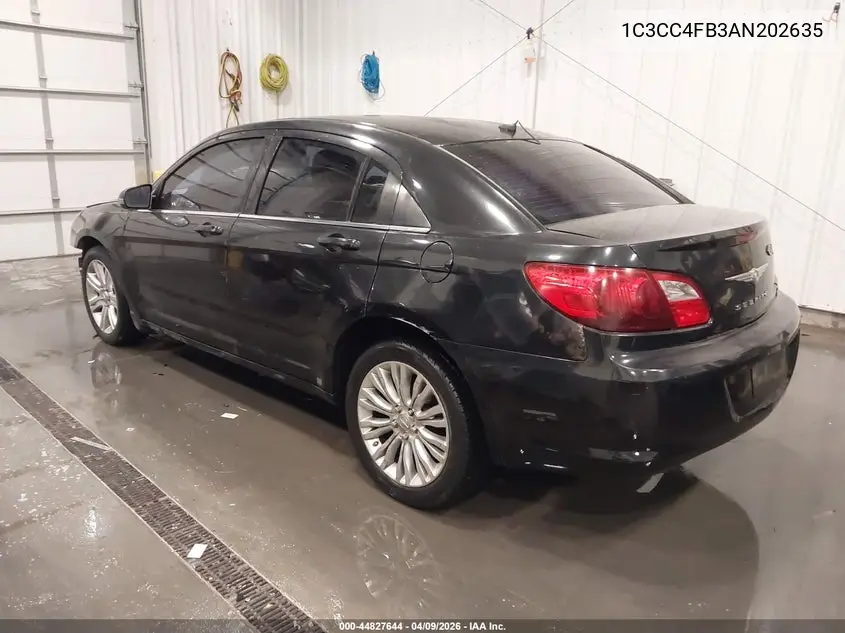 2010 Chrysler Sebring Touring VIN: 1C3CC4FB3AN202635 Lot: 44827644