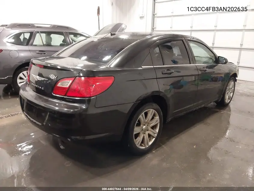2010 Chrysler Sebring Touring VIN: 1C3CC4FB3AN202635 Lot: 44827644