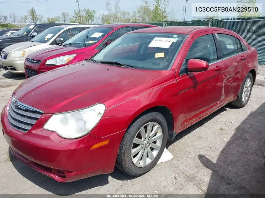 2010 Chrysler Sebring Limited VIN: 1C3CC5FB0AN229510 Lot: 44947354