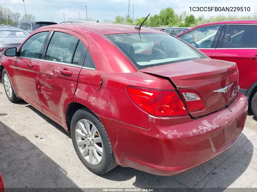 2010 Chrysler Sebring Limited VIN: 1C3CC5FB0AN229510 Lot: 44947354