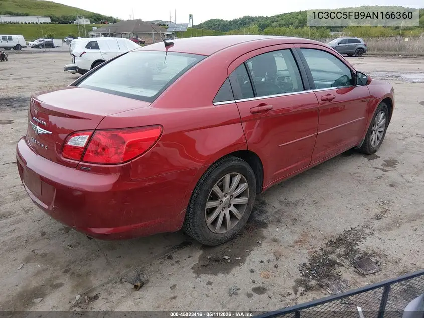 2010 Chrysler Sebring Limited VIN: 1C3CC5FB9AN166360 Lot: 45023416