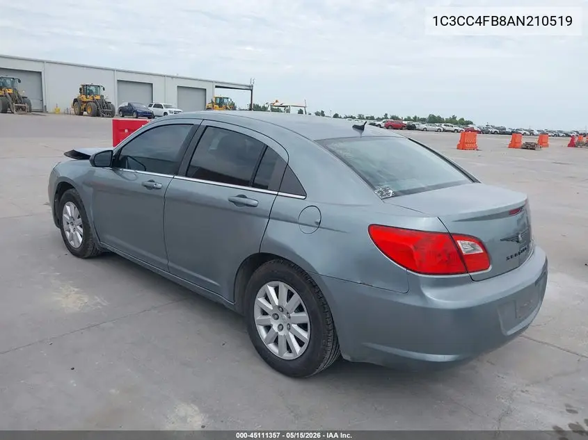 2010 Chrysler Sebring Touring VIN: 1C3CC4FB8AN210519 Lot: 45111357