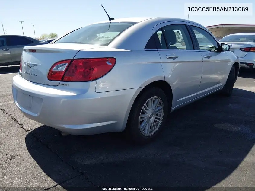 2010 Chrysler Sebring Limited VIN: 1C3CC5FB5AN213089 Lot: 45266294