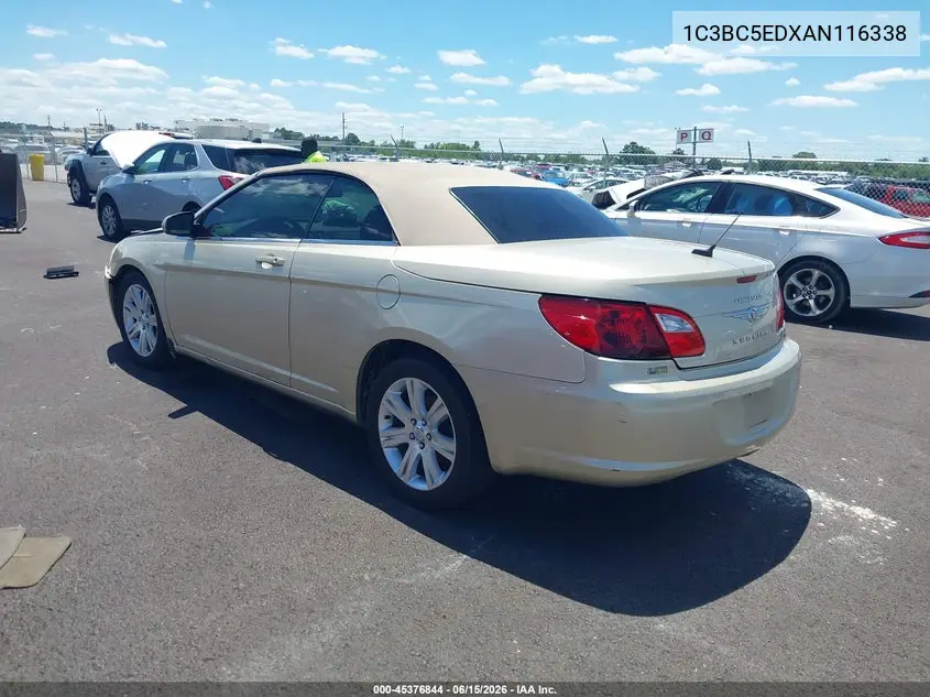 2010 Chrysler Sebring Touring VIN: 1C3BC5EDXAN116338 Lot: 45376844