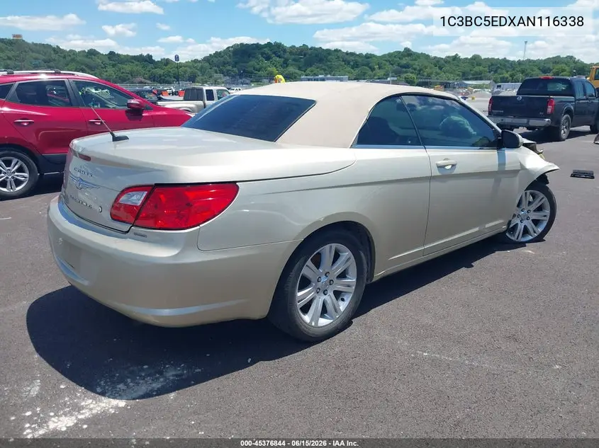 2010 Chrysler Sebring Touring VIN: 1C3BC5EDXAN116338 Lot: 45376844