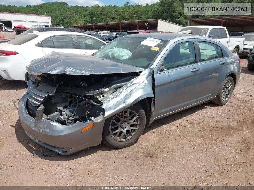 2010 Chrysler Sebring Touring VIN: 1C3CC4FBXAN140263 Lot: 45508290