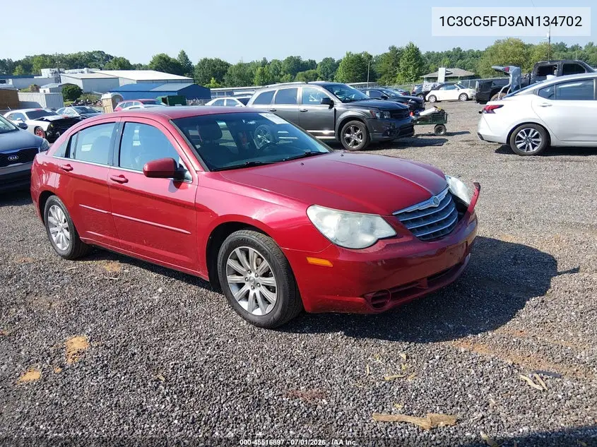 2010 Chrysler Sebring Limited VIN: 1C3CC5FD3AN134702 Lot: 45516897