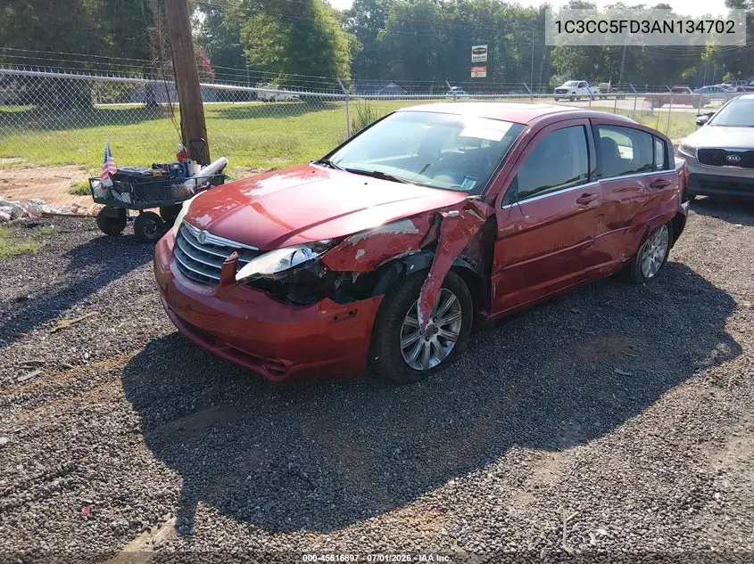2010 Chrysler Sebring Limited VIN: 1C3CC5FD3AN134702 Lot: 45516897
