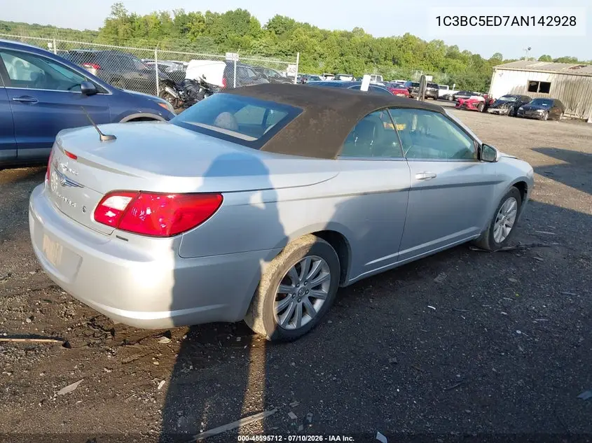 2010 Chrysler Sebring Touring VIN: 1C3BC5ED7AN142928 Lot: 45595712