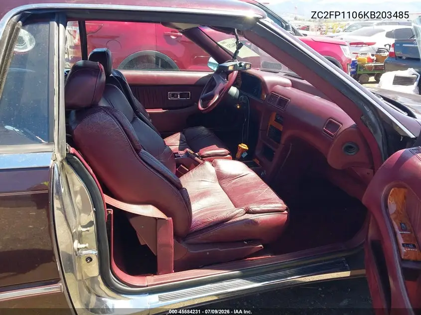 1989 Chrysler Tc By Maserati VIN: ZC2FP1106KB203485 Lot: 45584231