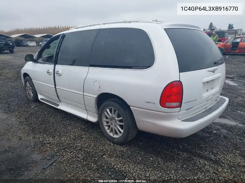 1C4GP64L3XB916770 1999 Chrysler Town & Country Limited
