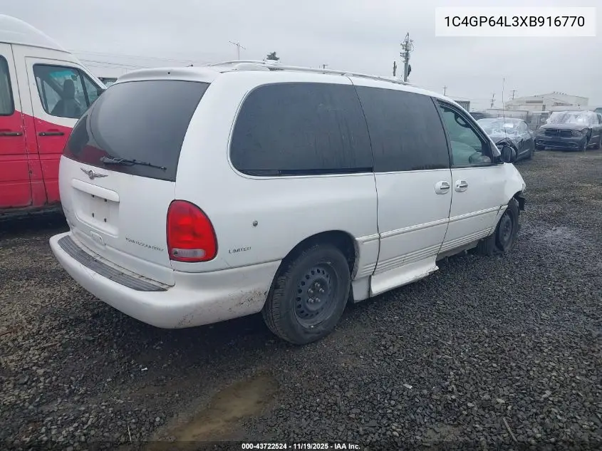 1C4GP64L3XB916770 1999 Chrysler Town & Country Limited