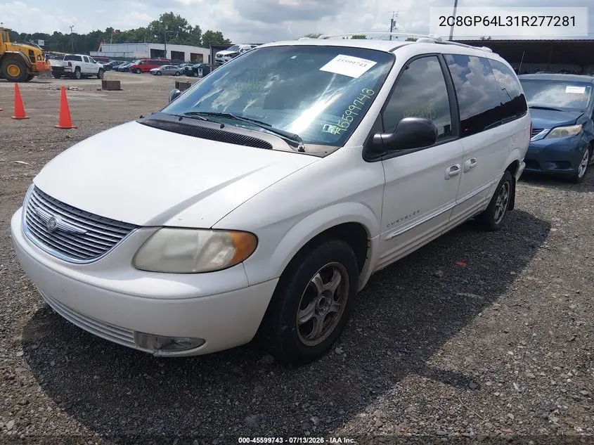 2001 Chrysler Town & Country Limited VIN: 2C8GP64L31R277281 Lot: 45599743