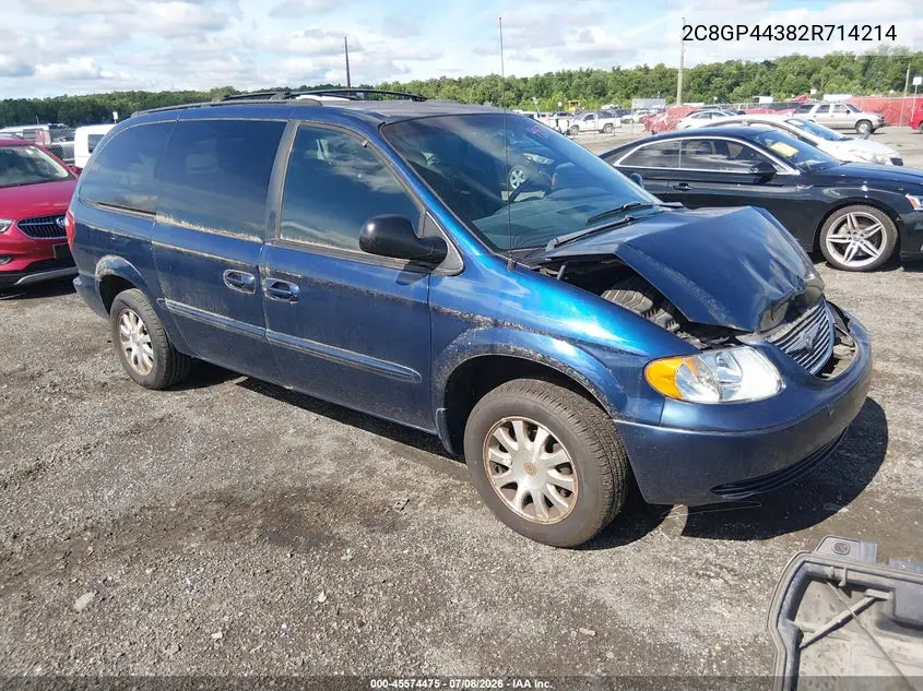 2002 Chrysler Town & Country Lx VIN: 2C8GP44382R714214 Lot: 45574475